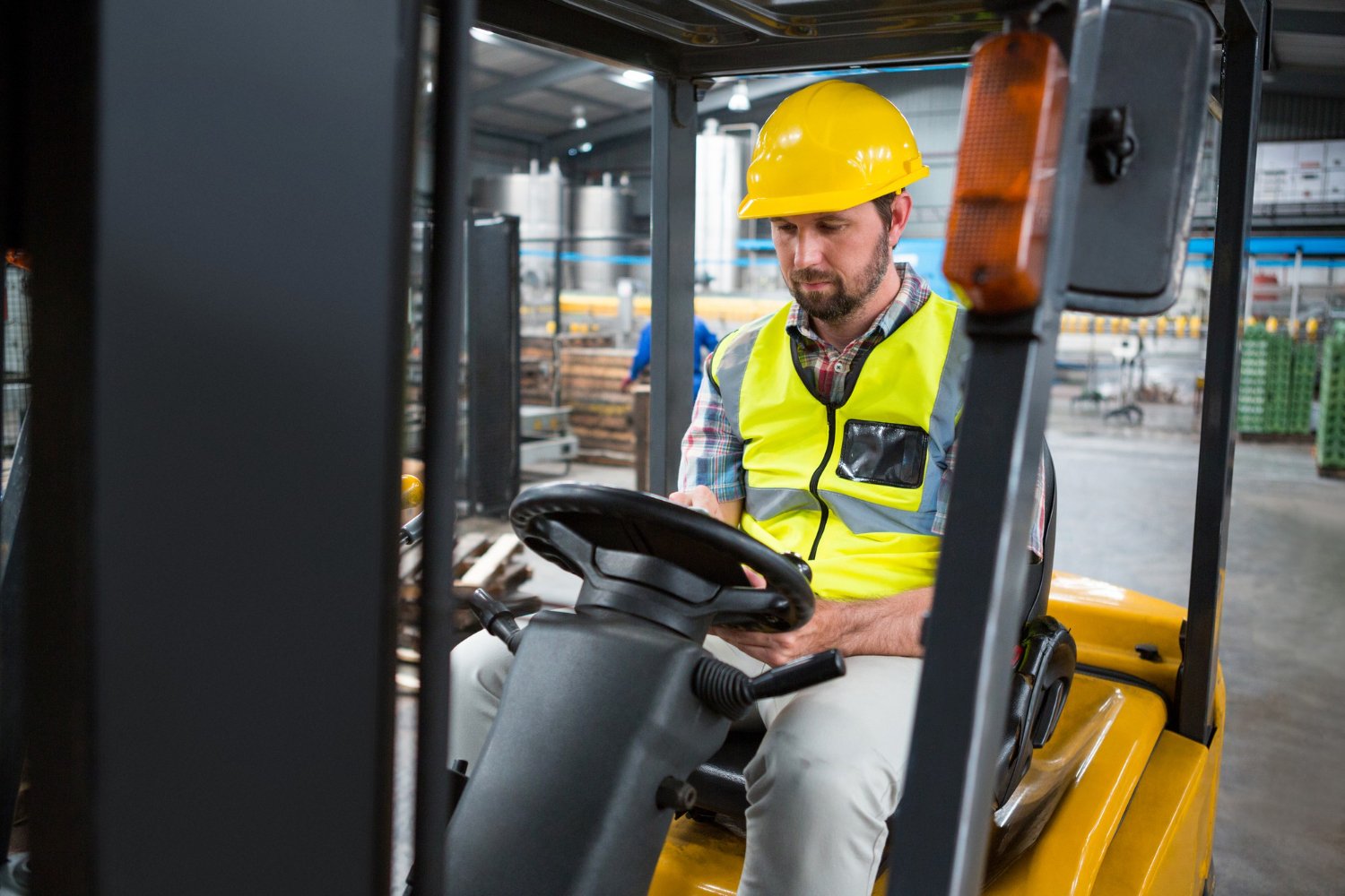 1950s British telehandler forklift