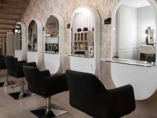 beauty salon chair